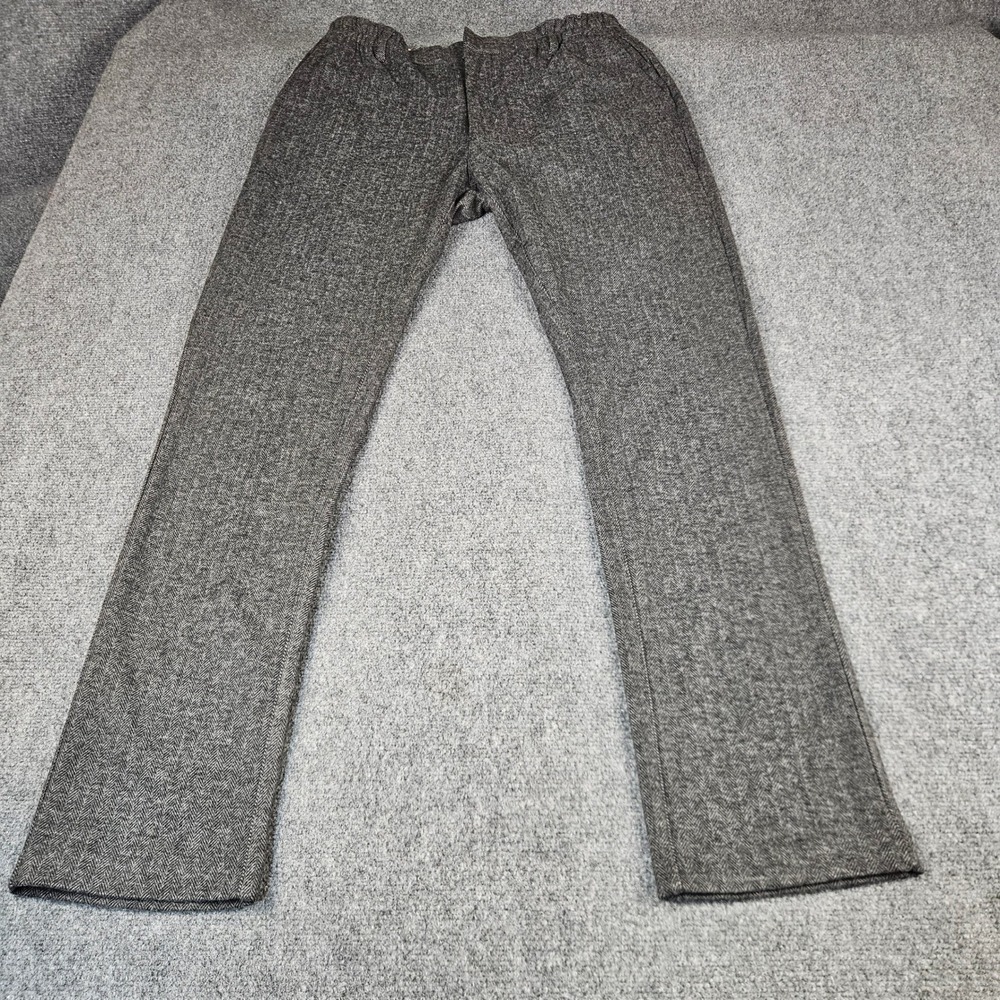 Civil Society Brooklyn Herringbone Pants Charcoal Gray Modern Fit Mens 36x32‎